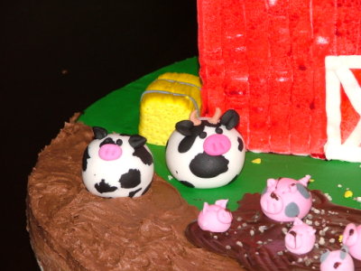 Close-up of Alex's Farm