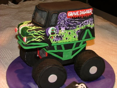 Grave Digger Cake
